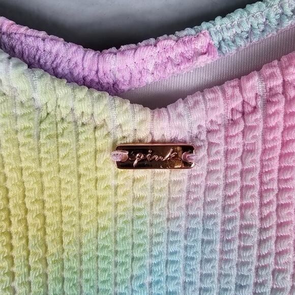 NWT Victoria's Secret Pink High Waist V Cheeky Pastel Bikini Bottoms - Picture 5 of 9